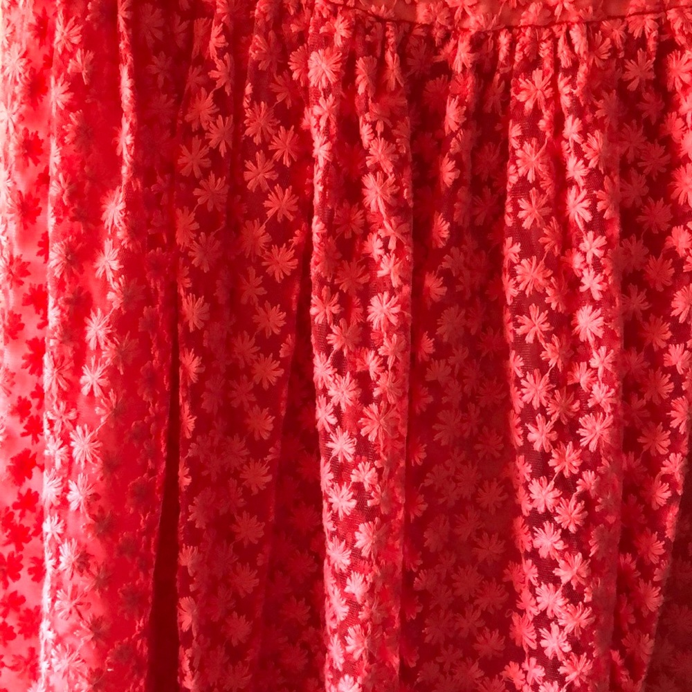 Anthropologie Pink Floral Lace Dress - Picture 2 of 5